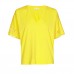 Xandres - Firdes T-shirt geel katoen.